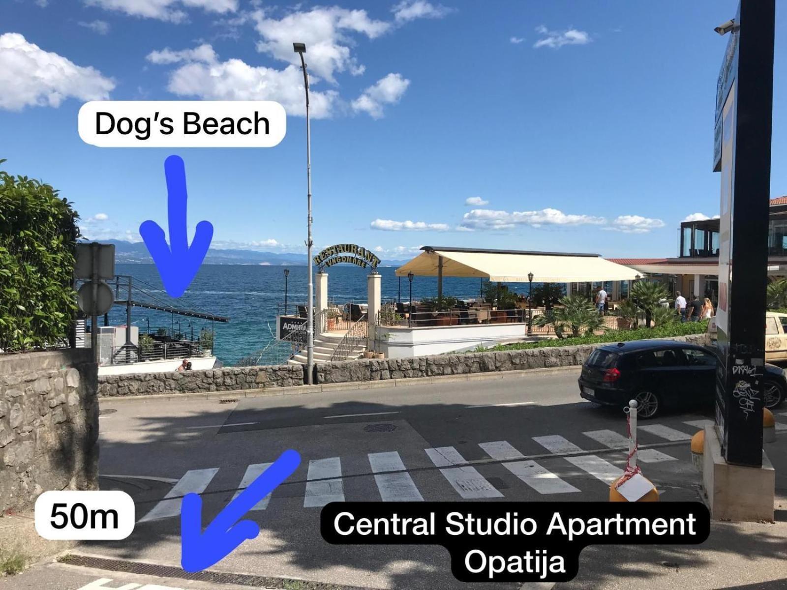 Opatija Central Studio Apartment Luaran gambar